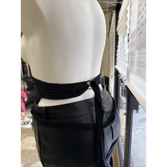 Dystopian Y2K Distressed Rave Top, Black, One Size - Picture 4 of 5